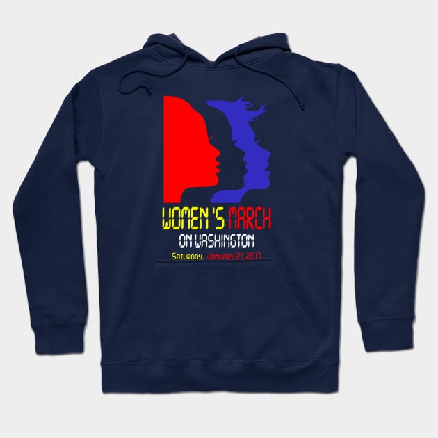 women's march on washington Hoodie by zakytuntun